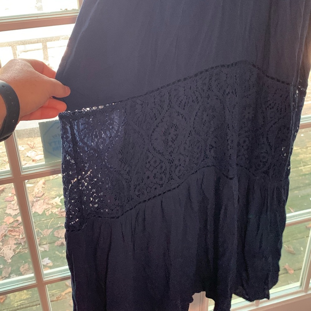 NWT Style&Co.- Womens size PXL, navy boho dress, 2 piece. NWT. Never worn. - Picture 2 of 10